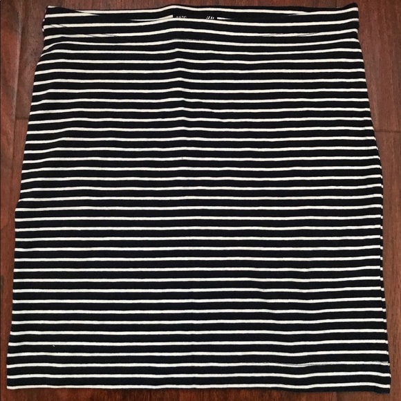 Blue and white stripes mini skirt - Picture 1 of 1